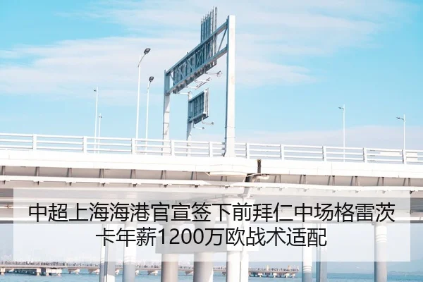 中超上海海港官宣签下前拜仁中场格雷茨卡年薪1200万欧战术适配